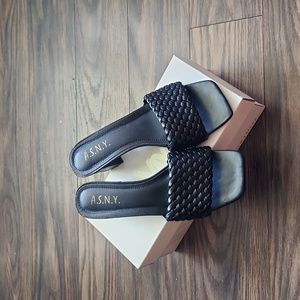 ASNY Black Sandals